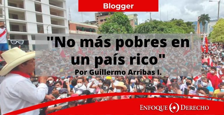 «No más pobres en un país rico»