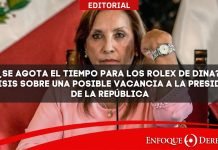 ¿Se agota el tiempo para los Rolex de Dina? Análisis sobre una posible vacancia a la presidenta de la República