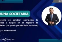 El derecho de solicitar inscripción de renuncias a cargos en el Registro de Sociedades (sin participación de la sociedad)