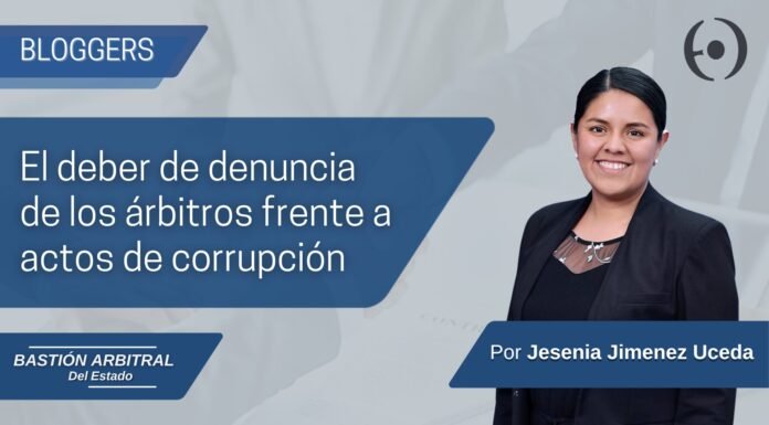 El deber de denuncia de los árbitros frente a actos de corrupción
