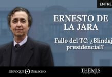 Entrevista | Ernesto De la Jara: Fallo del TC: ¿Blindaje Presidencial?