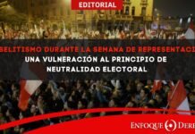 Editorial | Proselitismo durante la semana de representación: Una vulneración al principio de neutralidad electoral